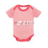 Best Selling Baby Clothes Summer 100%Cotton Short Sleeves With Prints Newborn Infant Baby Bodysuits thumbnail-4