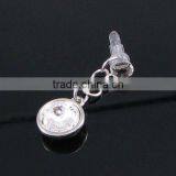 High Quality Crystal Dust Plug for Mobile Phone, Crystal Ear Plug for Cell Phone, Gold Dust Plug Mobile Jewelry thumbnail-1