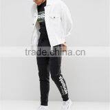Custom Logo Side Print Men Cotton Thick Causal Sport Gym Joggers With Pocket Side Drawstring Pants thumbnail-5