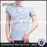 Mgoo New Design Custom Logo Embroidery Polo Shirts Fitting Shape Split Hem Poloshirt Clothing China Manufacturers thumbnail-1