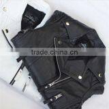 1-7 Years 2017 New Wholesale Cotton Autumn Full Sleeves PU Black White Boys Girls Jackets (pick Size Color ) thumbnail-5