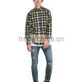 Wholesale Fashion Long Sleeve Mens Custom Plaid Shirts thumbnail-3