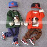 S15261A Winter Boys Warm Hoodies Children Thicken Fleece Sweatshirt thumbnail-1