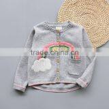 S17699A Children Sweaters Rainbow Pattern Girls Clothes Kids Sweaters thumbnail-2