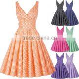 Walson Women's Floral 1950s Vintage Party Cocktail Swing Dresses thumbnail-1