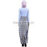 Modest Muslim Islamic Clothing Long Sleeve Hijab Dresses for Women thumbnail-4