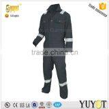 Light Black Colour Wholesale Flame Resistant Coverall With 3M Reflective Tape thumbnail-1