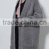 2017 High Quality Winter Acrylic Chenille Heavy Side Pockets Cardigan Sweaters for Women thumbnail-2