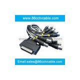 DB25 Pins to 16 BNC Cable, DVR Card Cable thumbnail-1