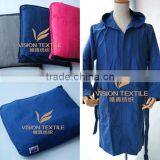 Custom Microfiber Hooded Bathrobe