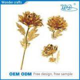 Hot Selling Cheap Wholesale Factory Made 3D 24K Carat Gold Foil Rose Flower