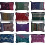 Indian Bohemian Floral Kantha Made Women Messenger Clutch Purse thumbnail-2