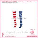 Carnival Womens American Flag Stars and Stripes Knee High Socks