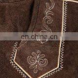 Authentic German Bavarian Lederhosen Dark Brown Suede Leather (Bavarian Clothing) thumbnail-5