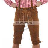 Leather Shorts Authentic German Bavarian Oktoberfest Trachten Short Kurze (Bavaria Clothing) thumbnail-1