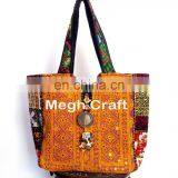 Banjara Bags Tote Bag -Bohomian Hobo Gypsy Bag -Vintage Tribal Bag-Hobo Banjara Bohemian Kutch Banjara Hand Bags thumbnail-1