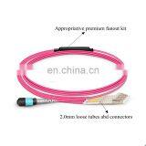 8 12 24 Core MPO To LC Connector Patch Cord Patch Panel Fiber Optic Cable Assembly thumbnail-5