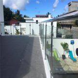 Outdoor Stair Rails Stainless Steel Banisters With Extra Clear Glass Panel thumbnail-3