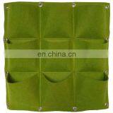 Felt Fabric Handle Vertical Wall Garden Planter Hanging Garden Grow Bags for Flower Vegetable thumbnail-4