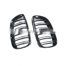 E92 ABS Grill Grille for BMW 328i 335i Coupe 05-08 Glossy Black M Look thumbnail-1