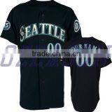 Promotional Blank Black Custom Infant Wool Baseball Jersey With Oem Service thumbnail-2