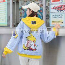 Wholesale New Cartoon Print Student Denim Jacket Female Temperament Casual Jacket Student Spring and Autumn Jacket thumbnail-4