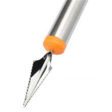 2 in 1 Kitchen Fruit Carving Garnishing Tool For Fruit Salads DIY Stainless Steel 430 Carving Knife thumbnail-3