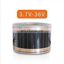 12V 24V 110V 220V 240V Thermostat Graphene Far Infrared Low Voltage Electric Underfloor Heating Film for Floor Heating System thumbnail-1