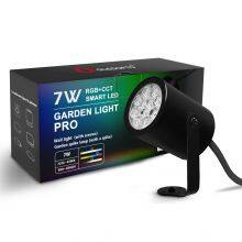 RGB+CCT 100-240V 7W LED Spike Light Outdoor Dimmable From 2200k-6500k With 3m Cable and Plug thumbnail-4