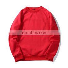 Factory Custom Embroidery Print Wholesale Crew Neck Sweat Shirts Cotton Plain Oversized Custom Crewn thumbnail-4