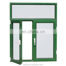 Best Price PVC Plastic Steel Casement Window  upvc profiles pvc frame in window with glass double casement windows