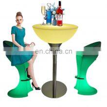 Modern Buffets Luxury Dining Banquet Acrylic Cocktail Bar Wedding and Events Under Buffet Catering Triangle Led Light Led Table