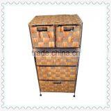 Water Hyacinth 5 Drawer Storage Unit
