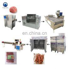 Automatic extruder dog chew stick making machine meat stick pet treats making machine