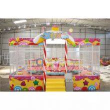 Sun Yat-sen Tai Le Play Children Indoor and Outdoor Water-resistant Rotating Sprinkler Trolley Track Small Train Ball Machine Fantasy Candy Pink thumbnail-2