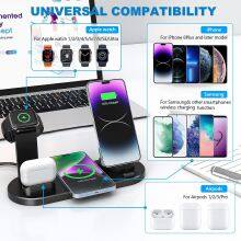 Multifunctional Wireless Phone Charger Type c Fast Charger Wireless 6 in 1 Wireless Charging Station thumbnail-5