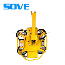 SOVE Electric Easy Operate Vacuum Glass Suction Crane Lifter for Loading Glass Curtain Wall With 400kg Sheet Metal thumbnail-2