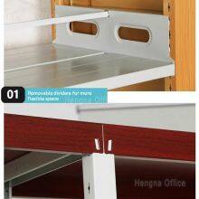 Heavy Duty Metal Library Shelving PCB049 |1.2mm SPCC Steel Double-Sided Bookstack With Adjustable Laminate for School & Public Libraries thumbnail-5