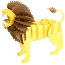 3D Lion Cardboard Puzzle Model DIY Vivid Wildlife Animals Building Craft Kit for Zoo,Museum,Art & Collectible thumbnail-2