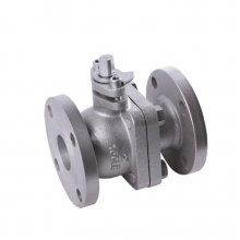 ANSI GG25 PN16 2PC Cast Iron Manual Double Flange Industrial Ball Valve for Water Pipeline With Price thumbnail-4