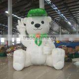 2014 accept customized advertising cartoon lovely bear inflatable mascot