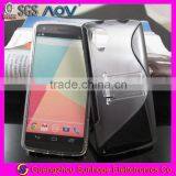 PC Support Frame TPU Cell Phone/mobile Case/cover for Google Nexus 5