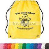 2014 custom printed drawstring bag