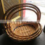 Figure Handmade Woven Willow Basket With Handle for Sale thumbnail-1