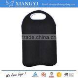 Durable Neoprene Two Bottle Wine Carrier Tote Bag thumbnail-2