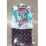 2016 New Toddler Girls Monster High Pajamas Suits Child/Kids Pajama Set Casual Sleep Wear thumbnail-5