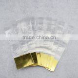 Custom Size Side Gusset BOPP Bag With Paper Card , Transparent Stand up Pouch Quality Choice thumbnail-3