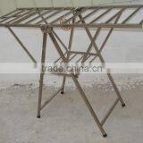 New! High Quality Stainless Steel Folding Clothes Rack Clothes Stand thumbnail-2