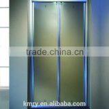 6MM Tempered Glass Aluminum Frame Folding Shower Screen (KD3207) thumbnail-3