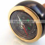 Brass & Wooden Ware Designer Black Color Compass Handle Walking Stick Wk1113 thumbnail-4